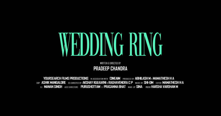 Wedding Ring Short Film, Mamathesh H A