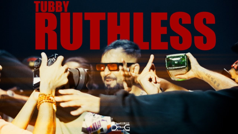 Ruthless song poster. Famous actor with people clicking photos